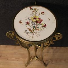 20th Century Spanish Tripod Table in Art Nouveau Style