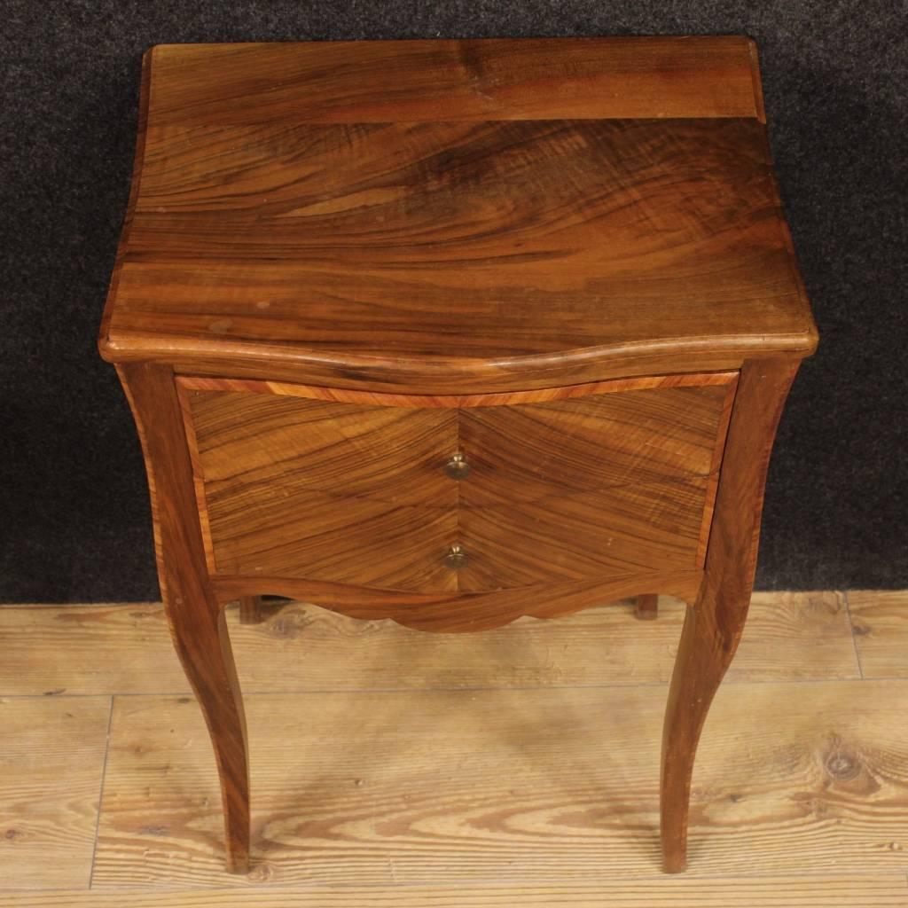 20th Century Pair of French Inlaid Bedside Table  In Good Condition In Vicoforte, Piedmont