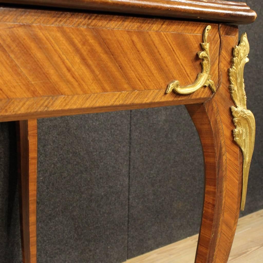 20th Century French Writing Desk in Rosewood In Good Condition In Vicoforte, Piedmont