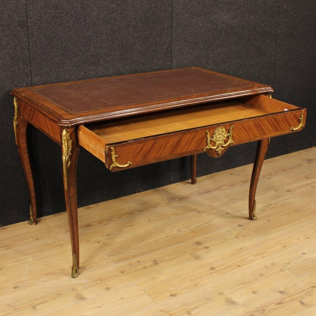 20th Century French Writing Desk in Rosewood 4