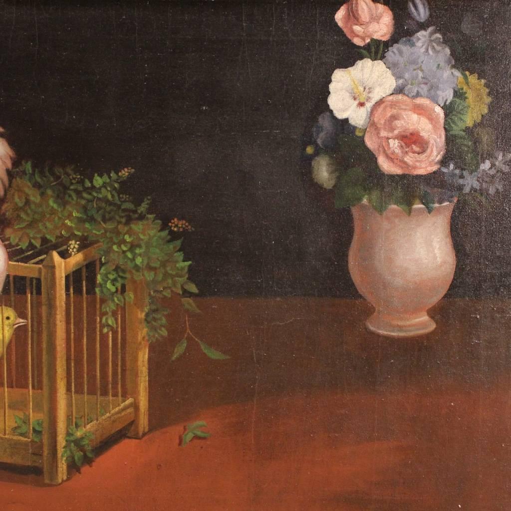 20th Century Dutch Still Life Painting In Good Condition In Vicoforte, Piedmont