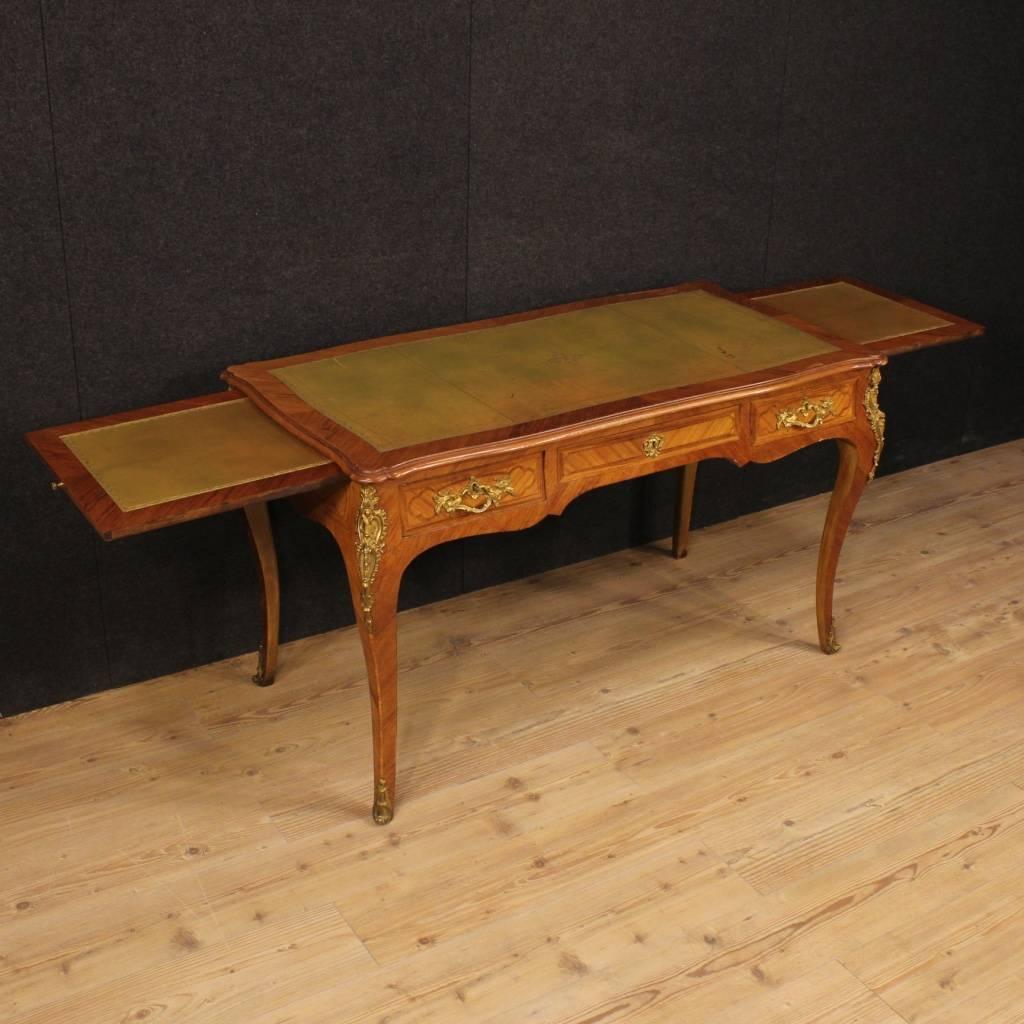 20th Century French Inlaid Writing Desk in Rosewood 2