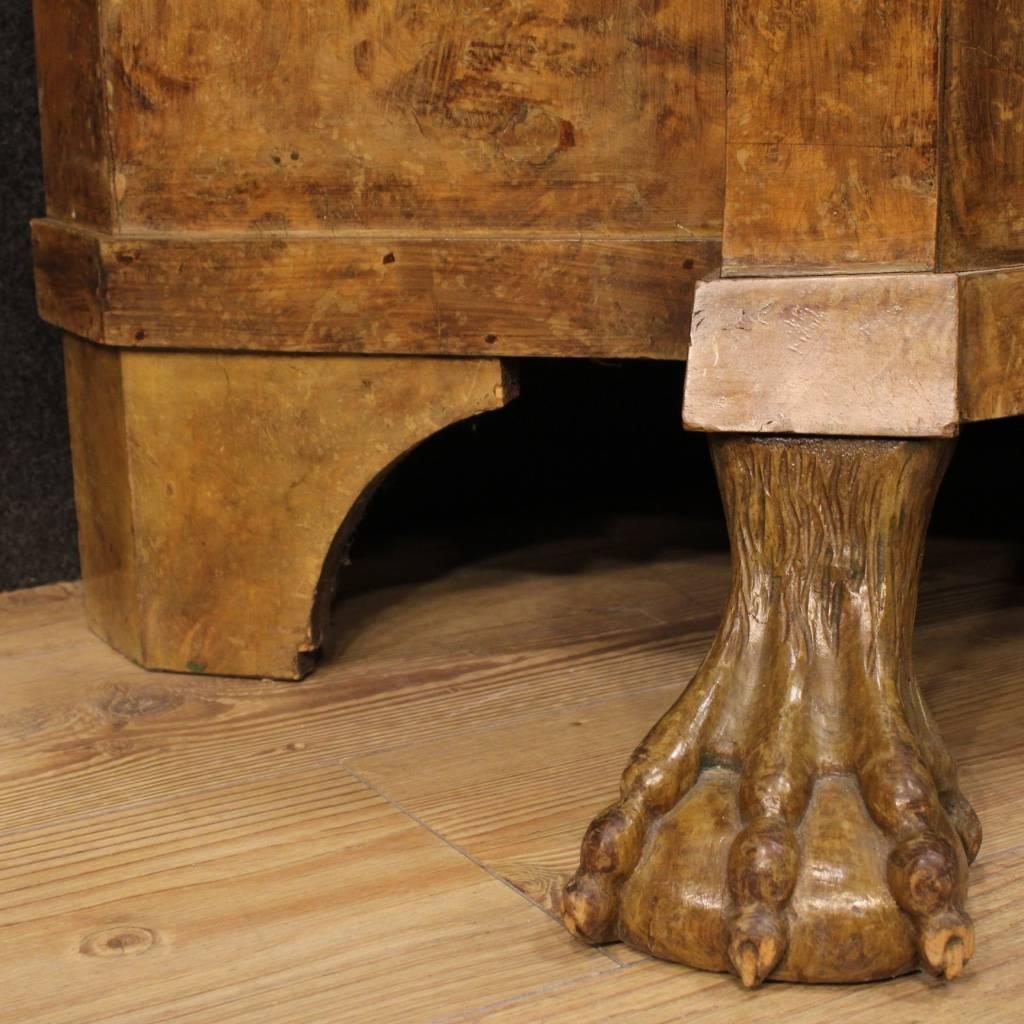 20th Century Dutch Showcase in Walnut and Burl 4