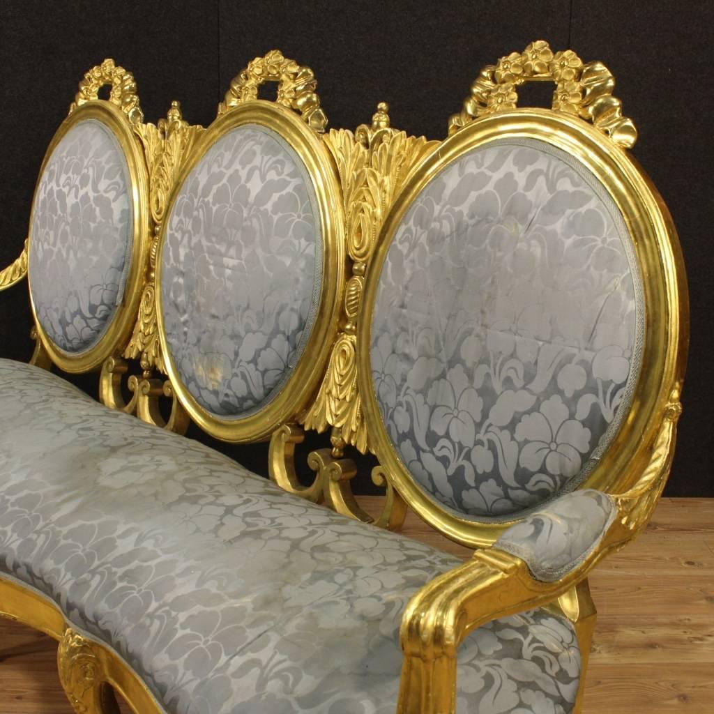 golden sofas