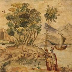 20th Century Italian Neoclassical Landscape Painting