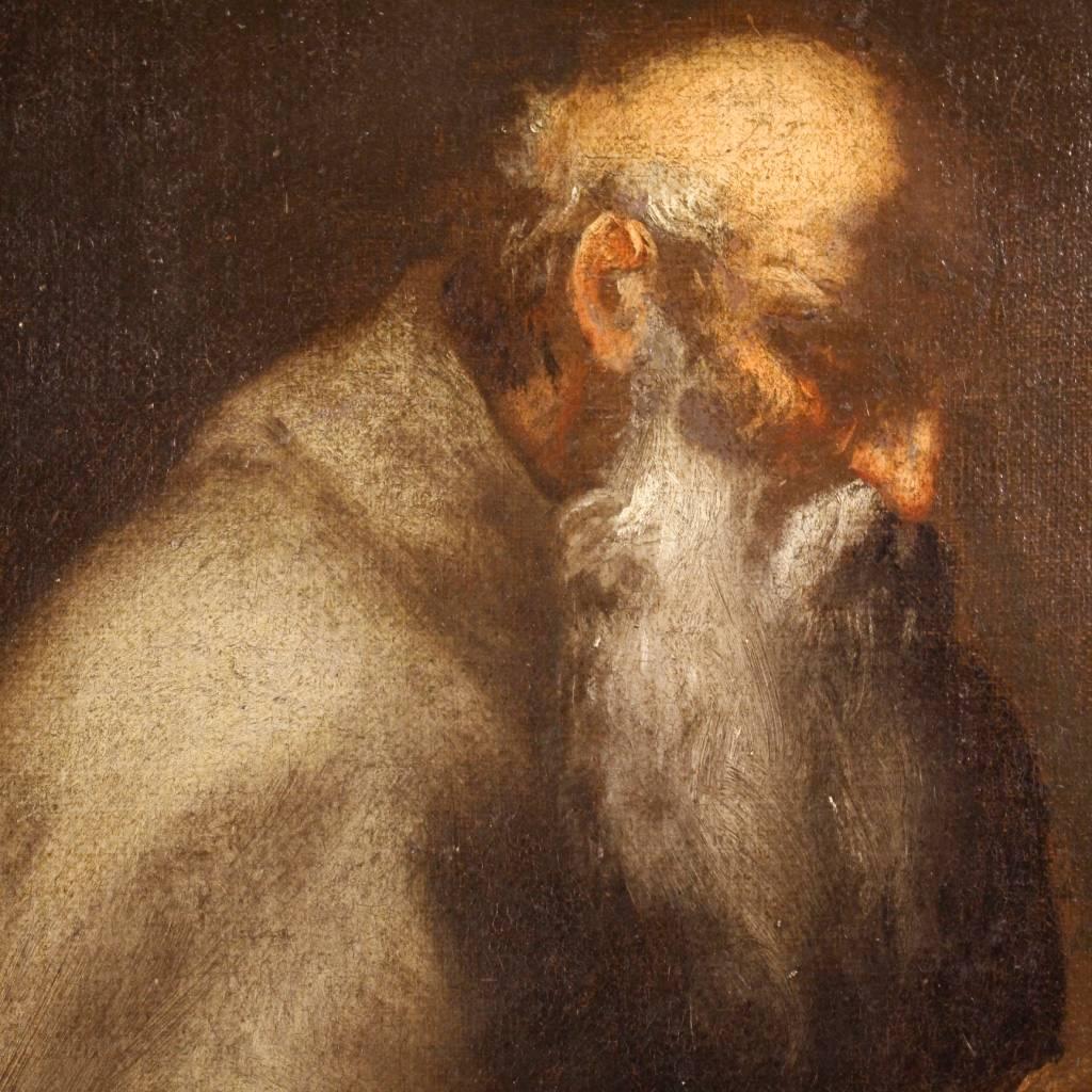 18th Century Italian Religious Painting Saint Jerome 1