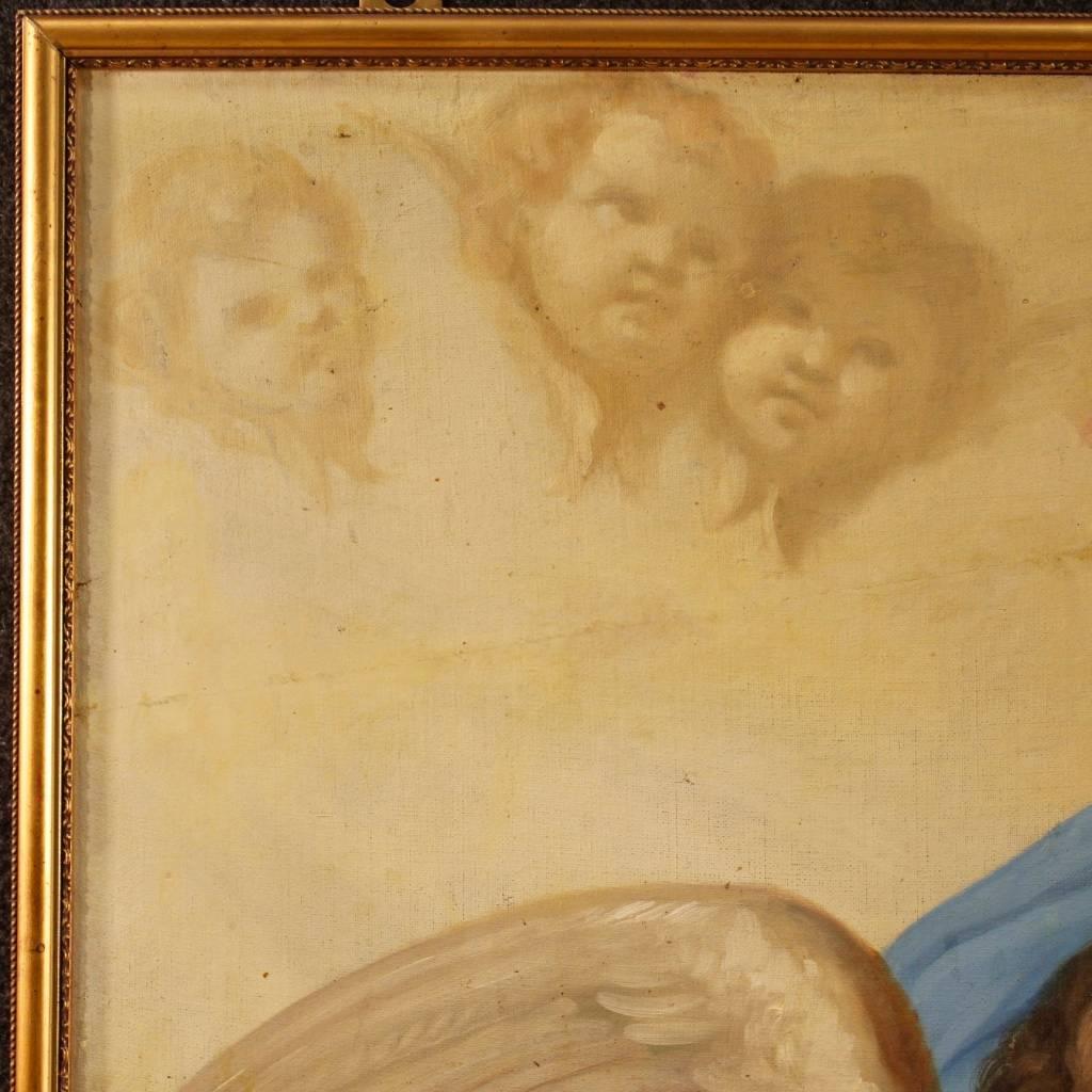 19th Century Italian Painting Depicting Little Angels 3
