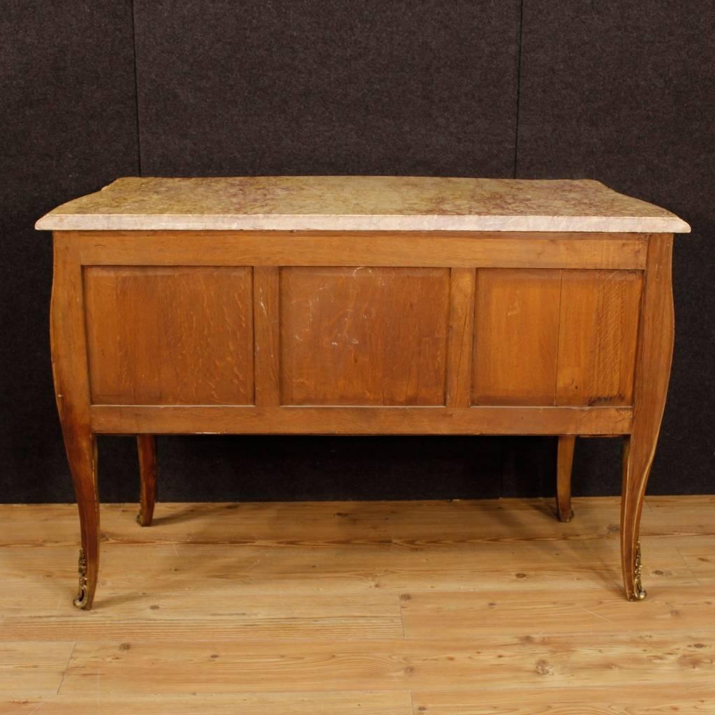 20th Century French Inlaid Chest of Drawers In Good Condition In Vicoforte, Piedmont