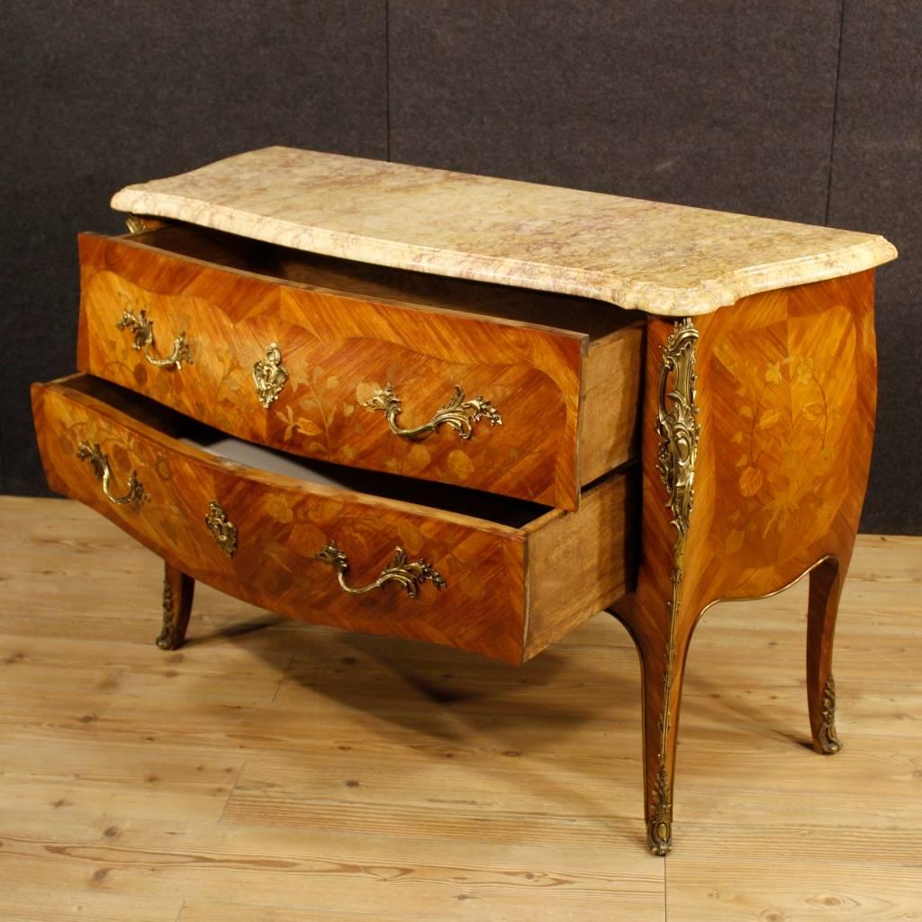 20th Century French Inlaid Chest of Drawers 4