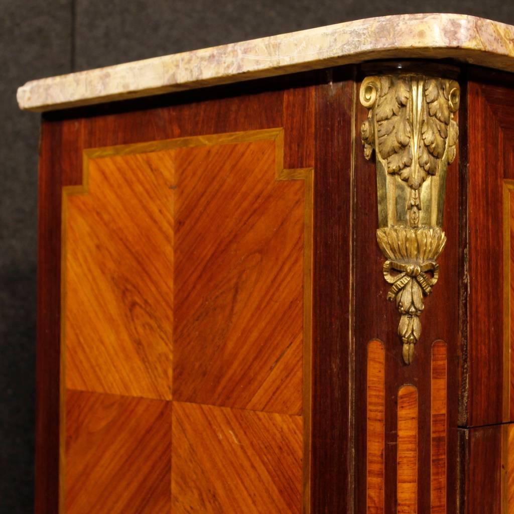 Inlay 20th Century French Inlaid Commode