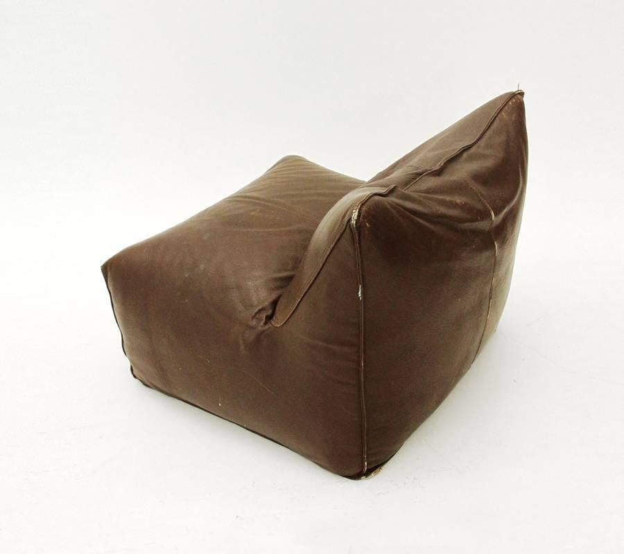 Le Bambole Leather Chair by Mario Bellini for B&B, Italia, 1970s 1