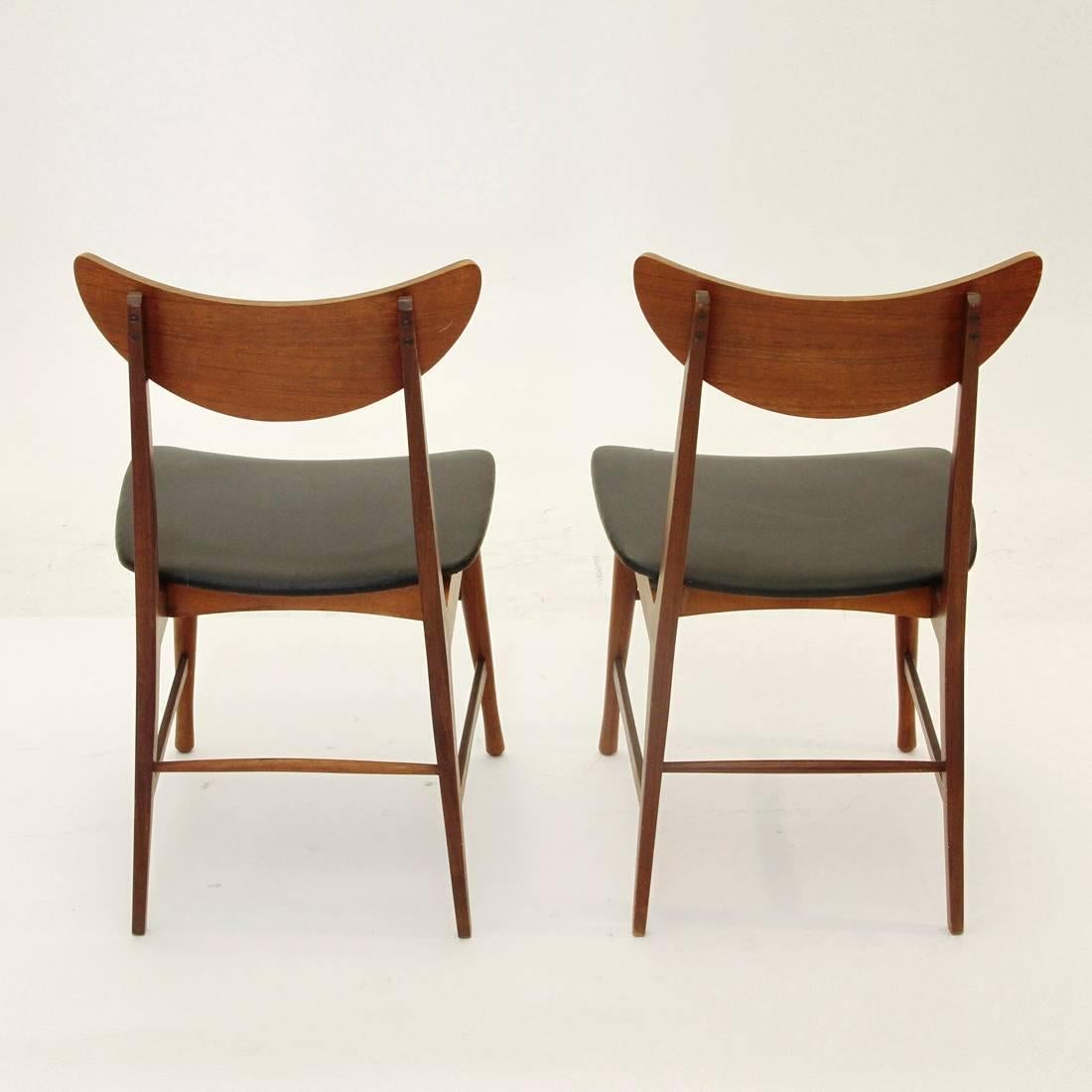 Italian Mid-Century Dining Chairs, 1960s, Set of Two 1
