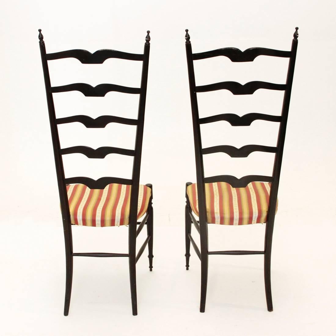 Mid-20th Century Mid-Century Italian Entrance Hall Chairs, Set of Two