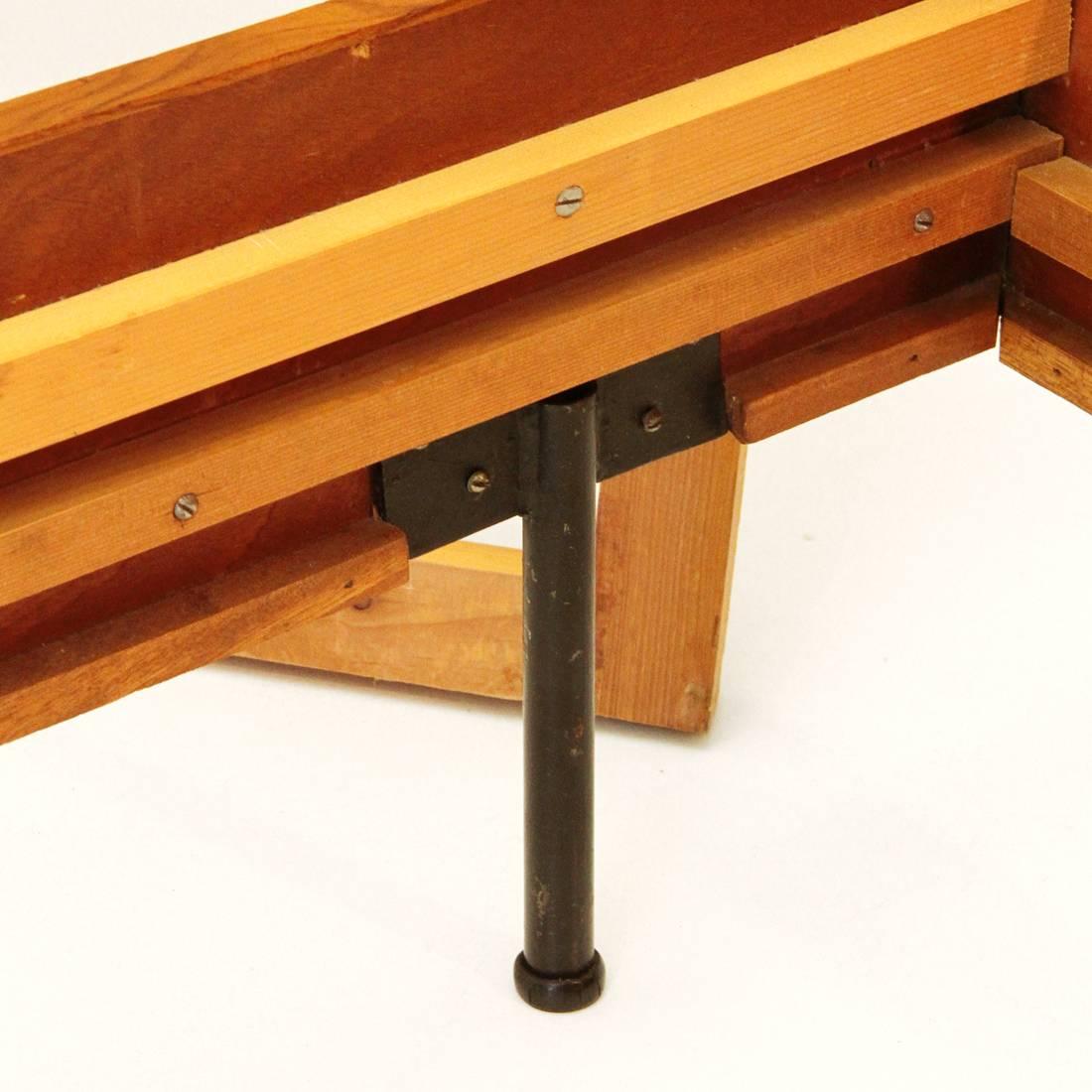Metal Danish Modern Teak Daybed, 1960s