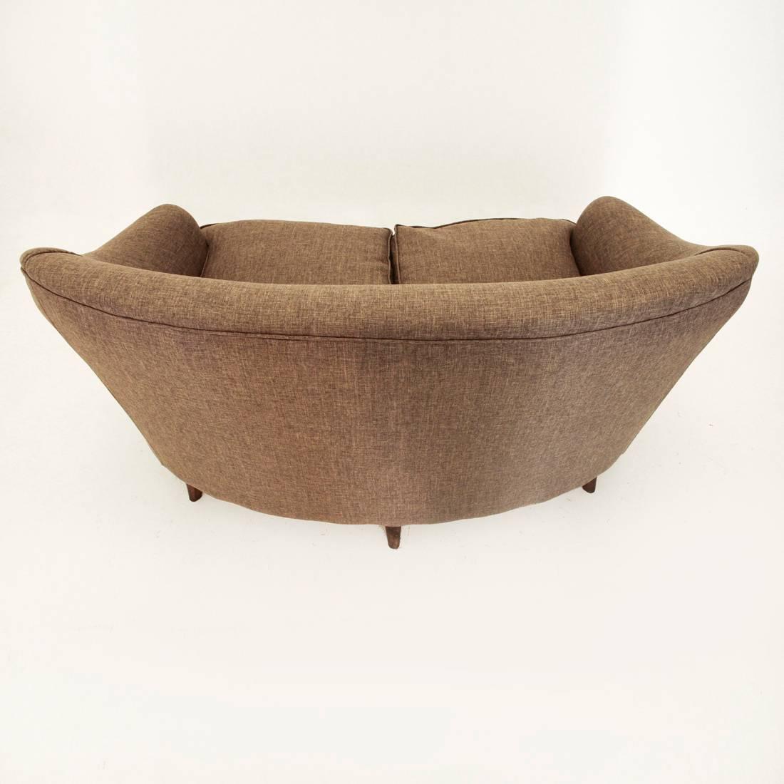 Mid-20th Century Italian Two-Seat Sofa, 1950s