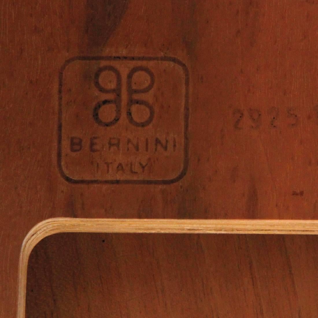 Wood Model 1934 765 Chairs by Carlo Scarpa for Bernini, 1977, Set of Six