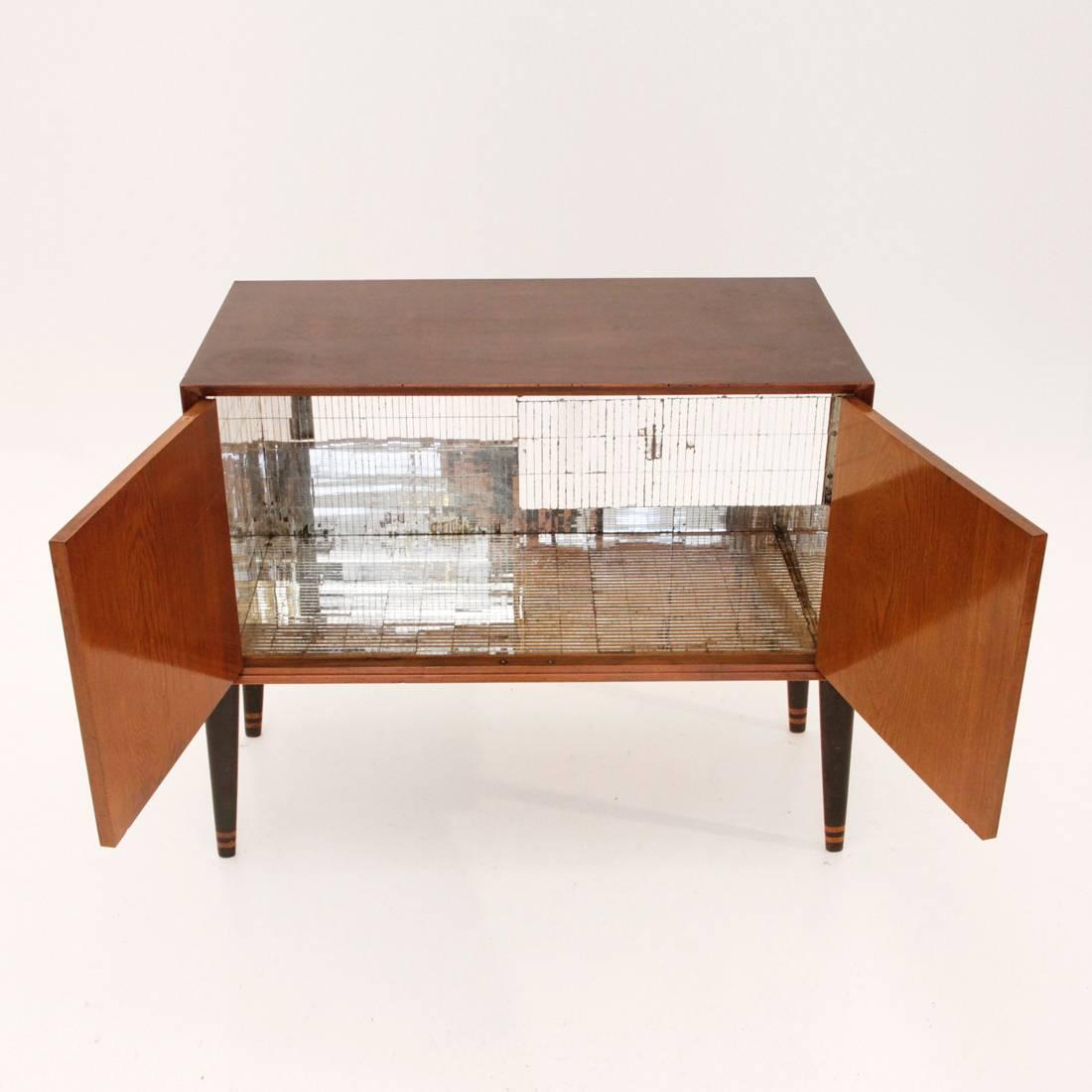 Art Deco Italian Bar Cabinet with Turntable from OLAP, 1940s 2