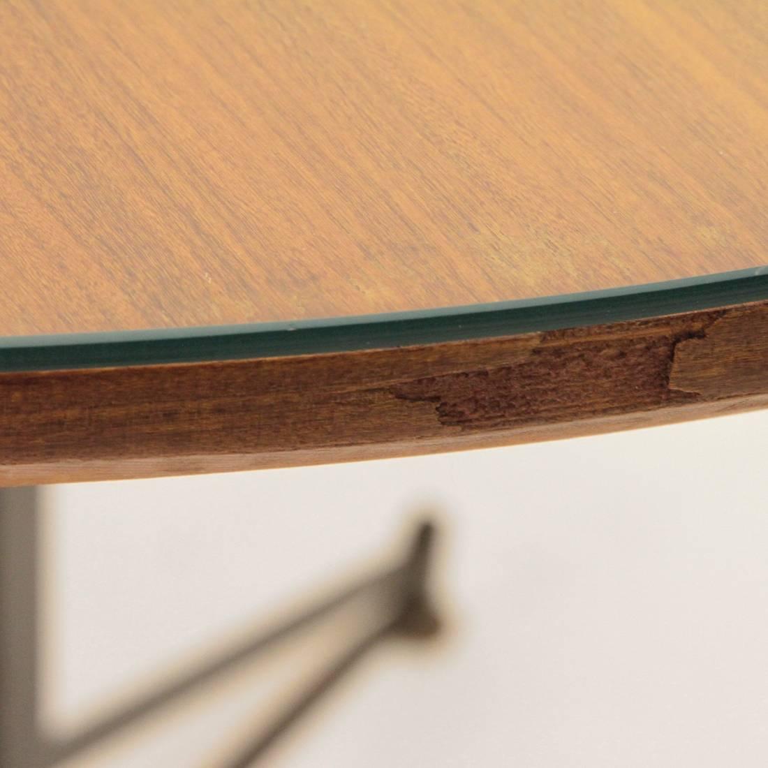 Italian Round Dining Table by Carlo Ratti, 1950s 1
