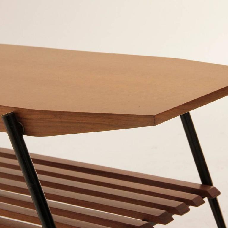 Vintage Coffee Table with Magazine Rack, 1960s at 1stDibs