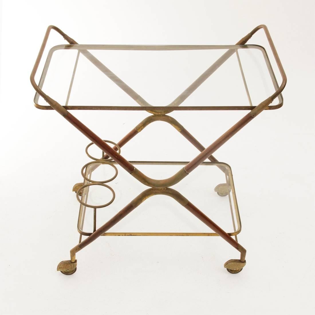 Mid-20th Century Italian Lunch Trolley by Cesare Lacca, 1950s