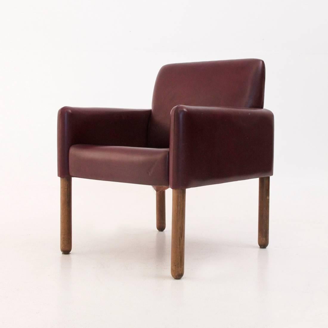 Mid-Century Modern Mod 896 Armchair by Vico Magistretti for Cassina, 1960s