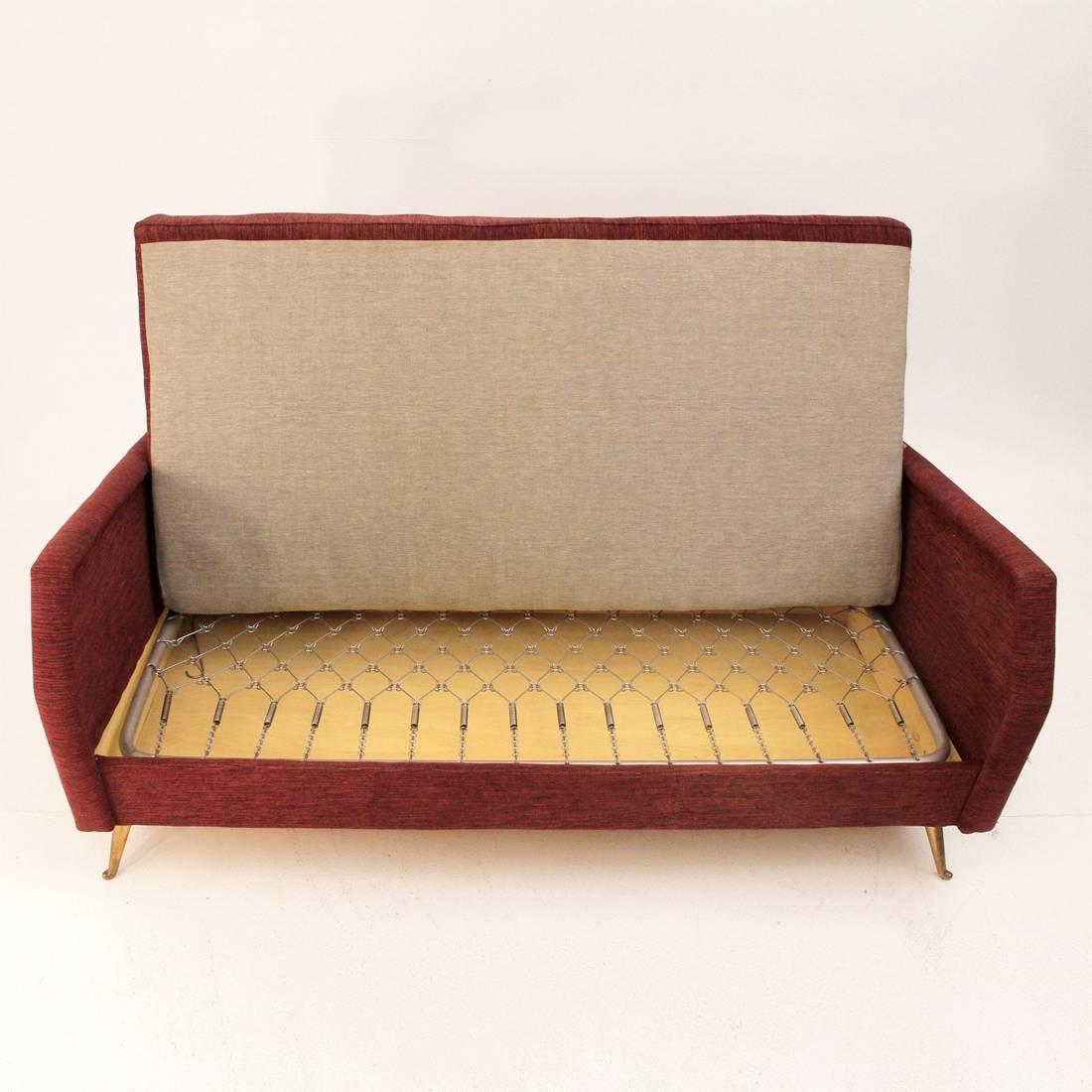 Mid-20th Century 1950s Italian Mid-Century Sofa Bed