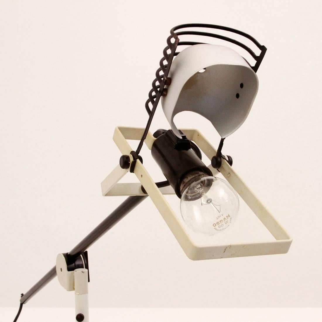 Anodized Sintesi Morsetto Table Lamp by Ernesto Gismondi for Artemide, 1970s