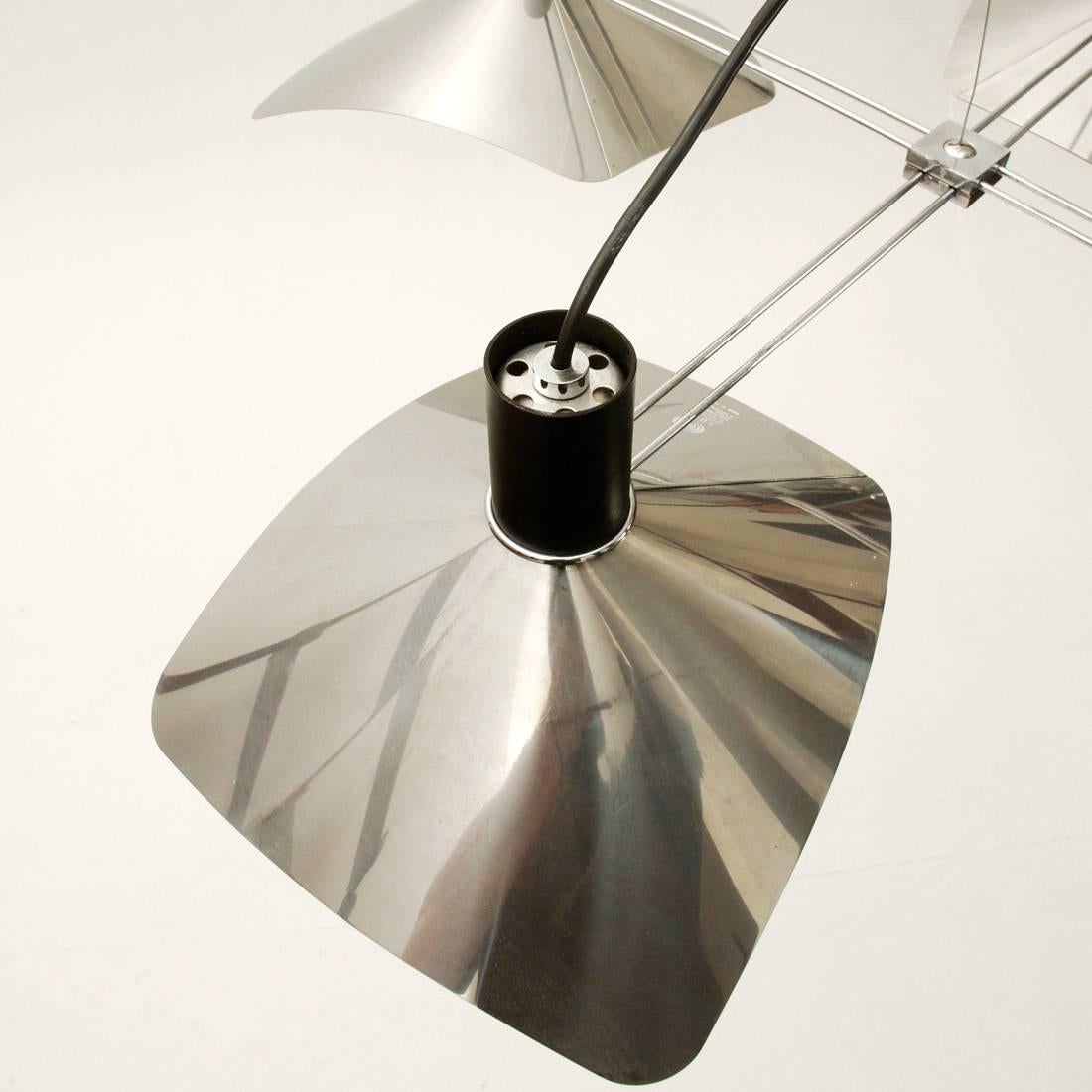 Corolla Ceiling Light by Giovanni Grignani for Luci, 1970s 1