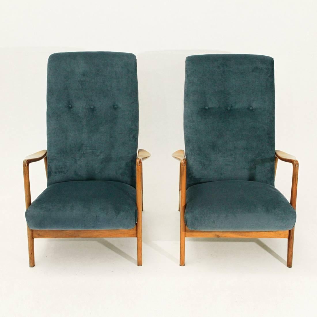 Mod 829 High Back Armchair by Gio Ponti for Cassina, 1950s In Good Condition In Savona, IT
