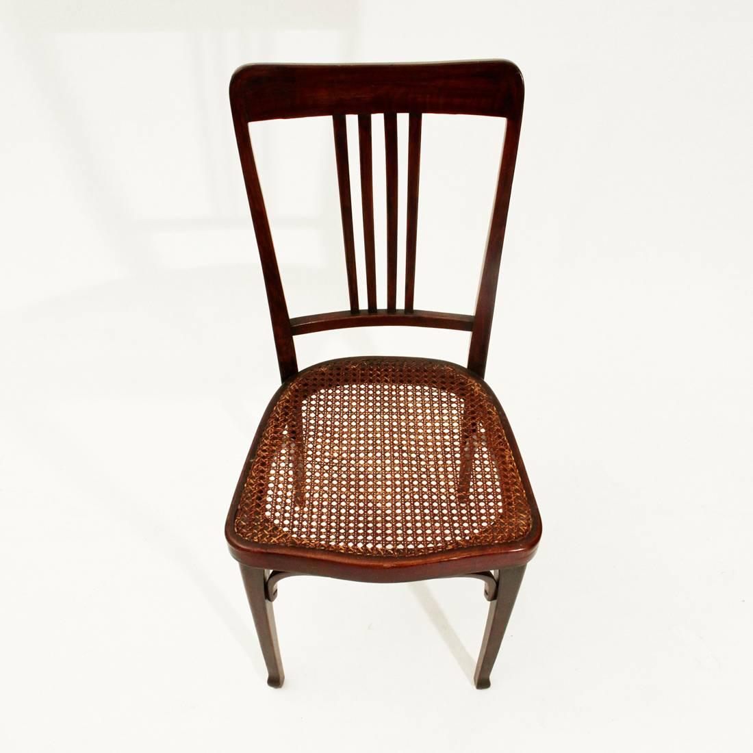 Six Art Nouveau Mod. 675 Chair by Thonet 3