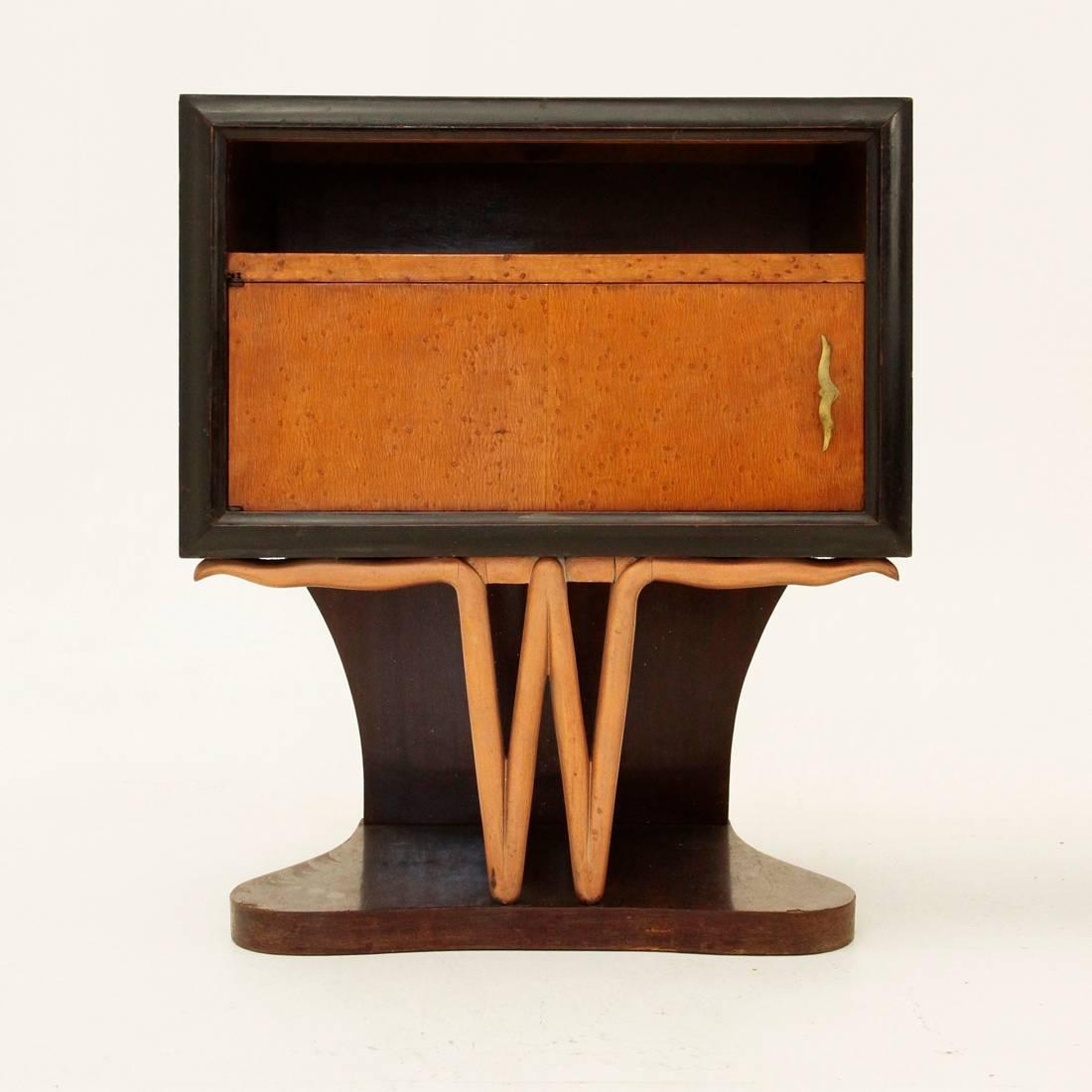 Mid-20th Century 1940s Italian Mid-Century Nightstand