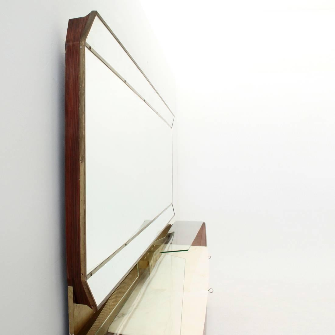 Dresser with Mirror from Dassi, 1950s In Good Condition In Savona, IT