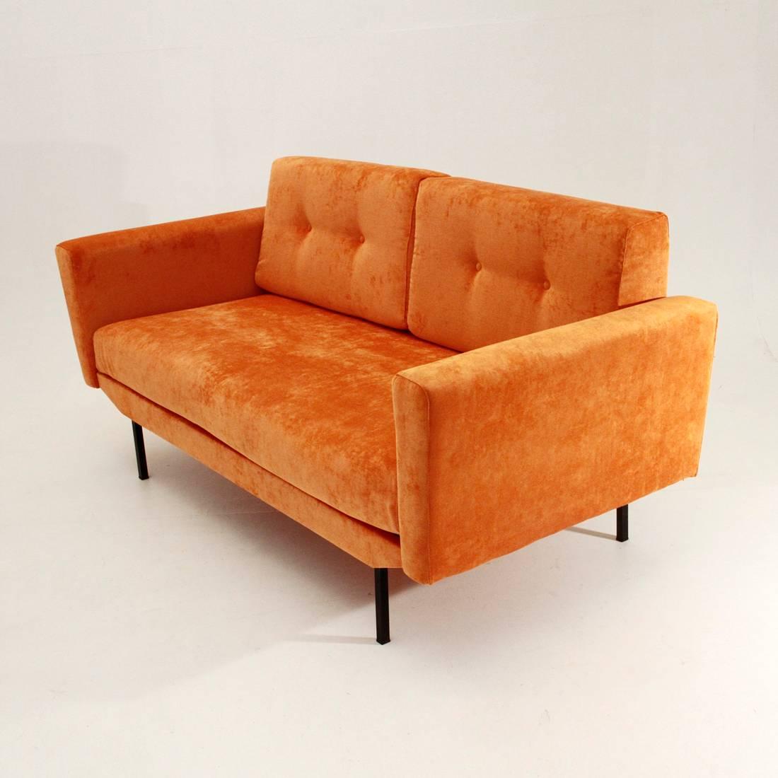 sofa bed orange