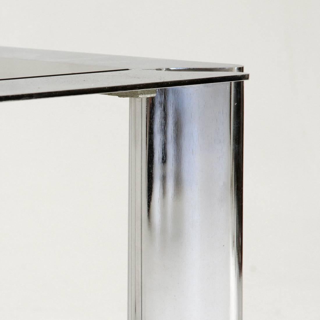 Square Chromed Coffee Table 1