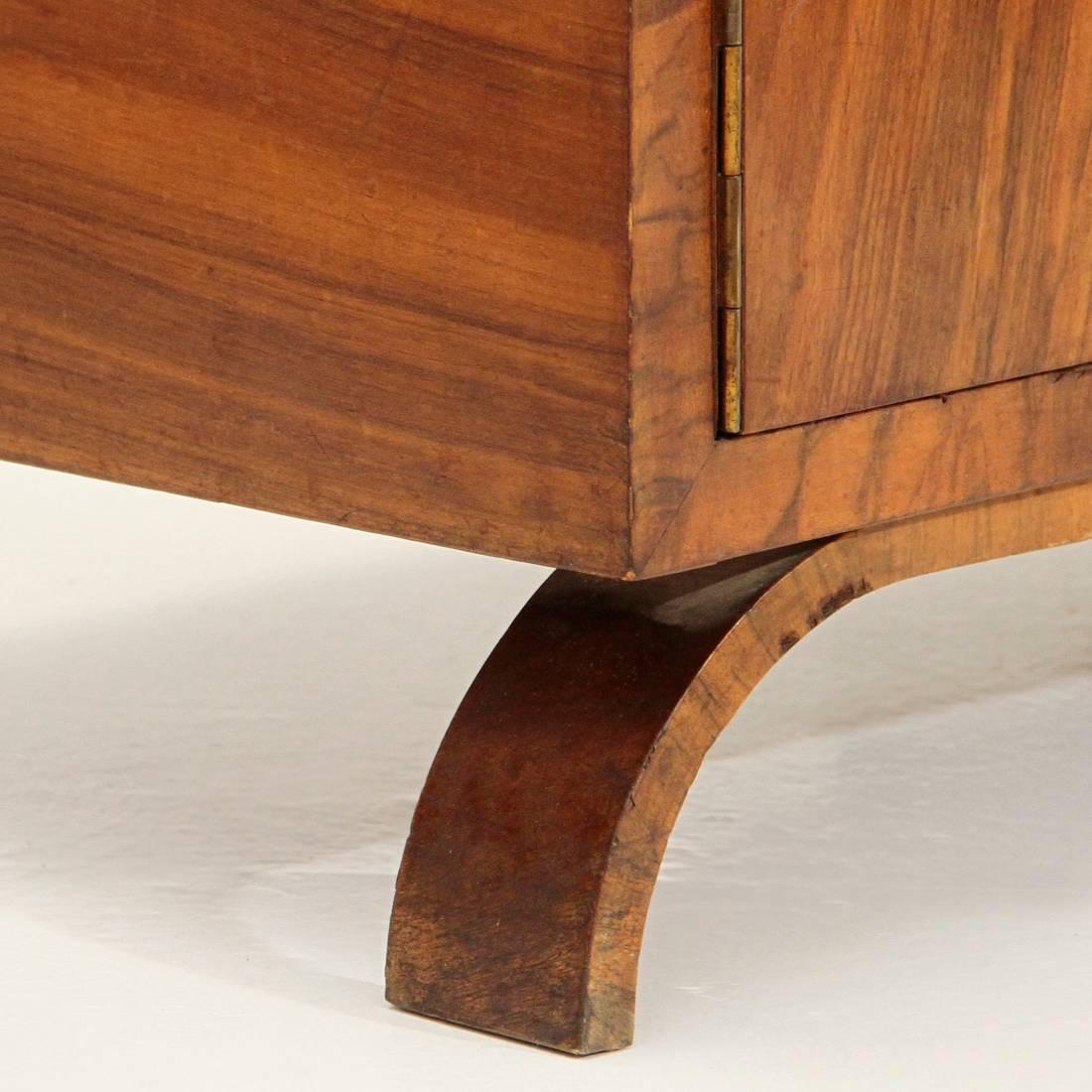midcentury wooden Italian Cabinet, 1940s 3