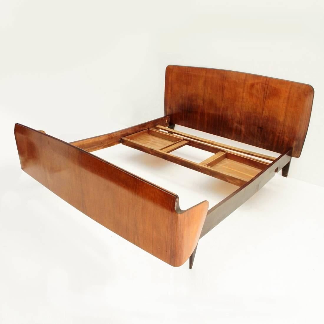 Wood Italian Modernist Bed
