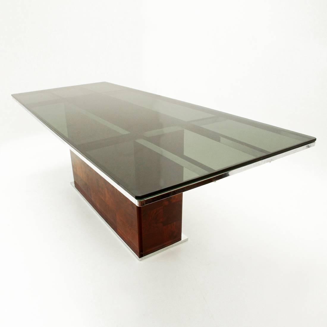Italian Dining Table by Willy Rizzo for Mario Sabot