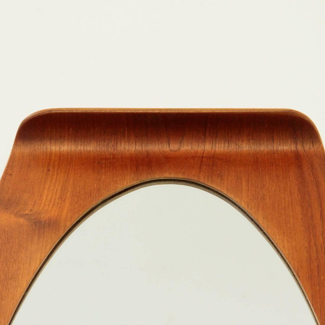 Mirror with Curved Frame by Carlo E Graffi for Home 1
