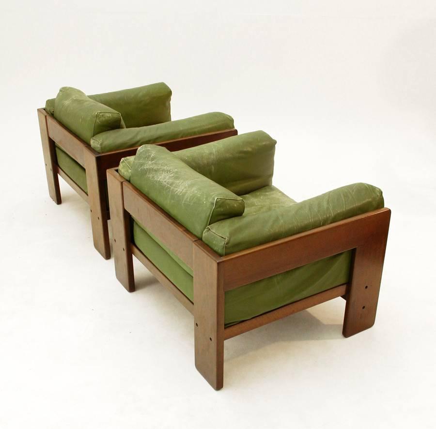 Italian Bastiano Armchairs by Tobia Scarpa for Gavina, 1962, Set of Two