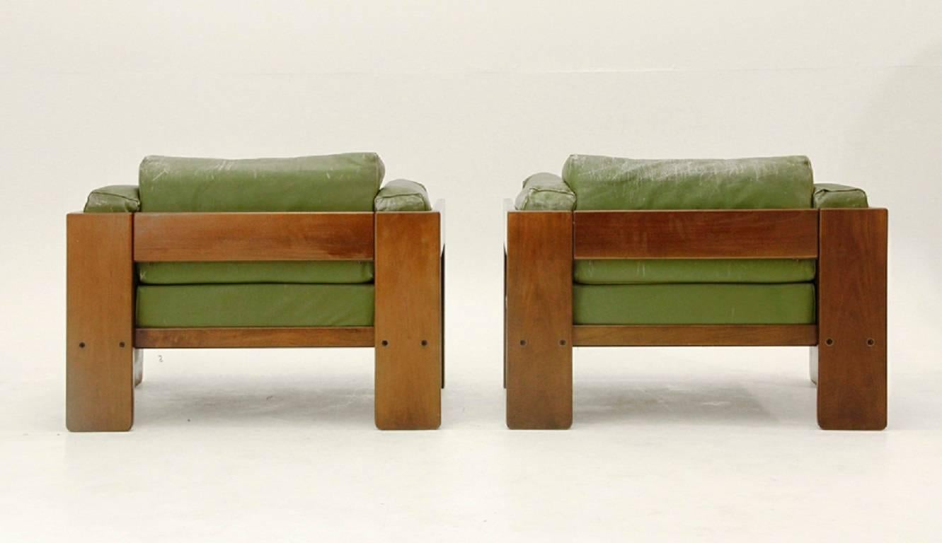 Bastiano Armchairs by Tobia Scarpa for Gavina, 1962, Set of Two In Good Condition In Savona, IT