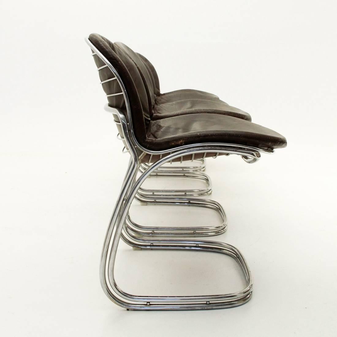 Mid-Century Modern Sabrina Dining Chairs by Gastone Rinaldi for RIMA