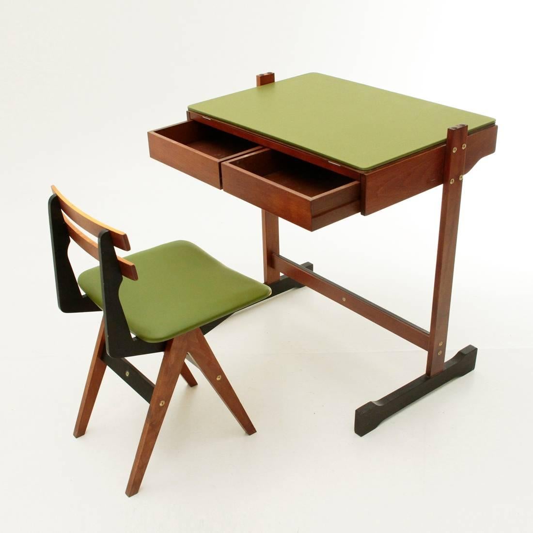 Italian Desk and Chair by Reguitti