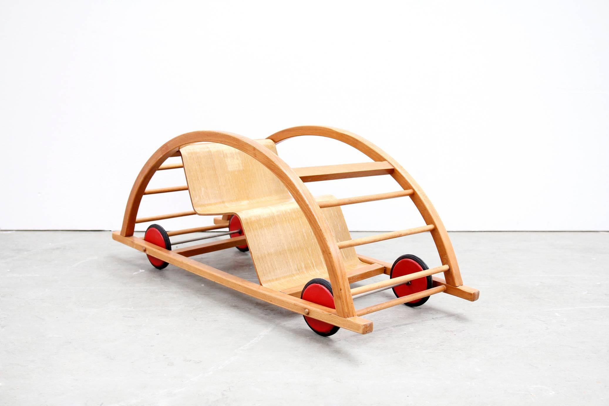 Mid-Century Modern Race and Swing Car by Hans Brockhage, Erwin Andra & Mart Stam for Siegfried Lenz For Sale