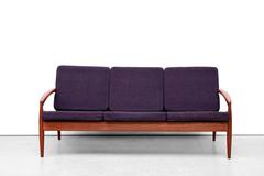Danish Kai Kristiansen Paperknife Sofa Model 121 in Teak for Magnus Olesen, 1960