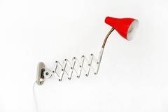 Dutch Scissor Wall Lamp by H. Busquet for Hala, 1950s