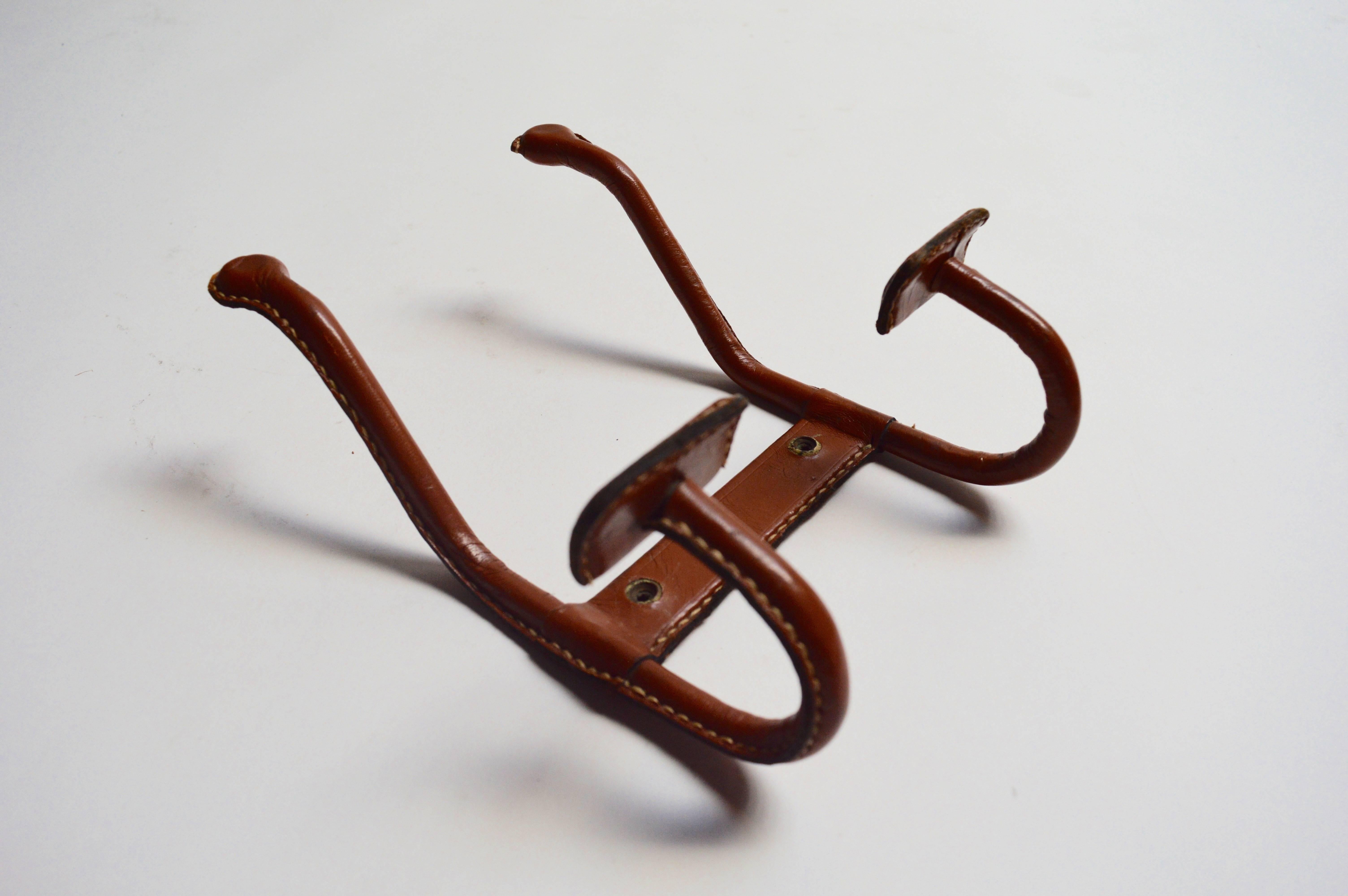 Jacques Adnet Coat Hook In Excellent Condition In Los Angeles, CA