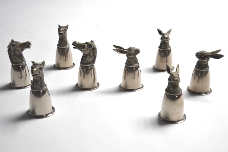 Set of Eight Gucci Stirrup Cups at 1stDibs stirrup cups for sale