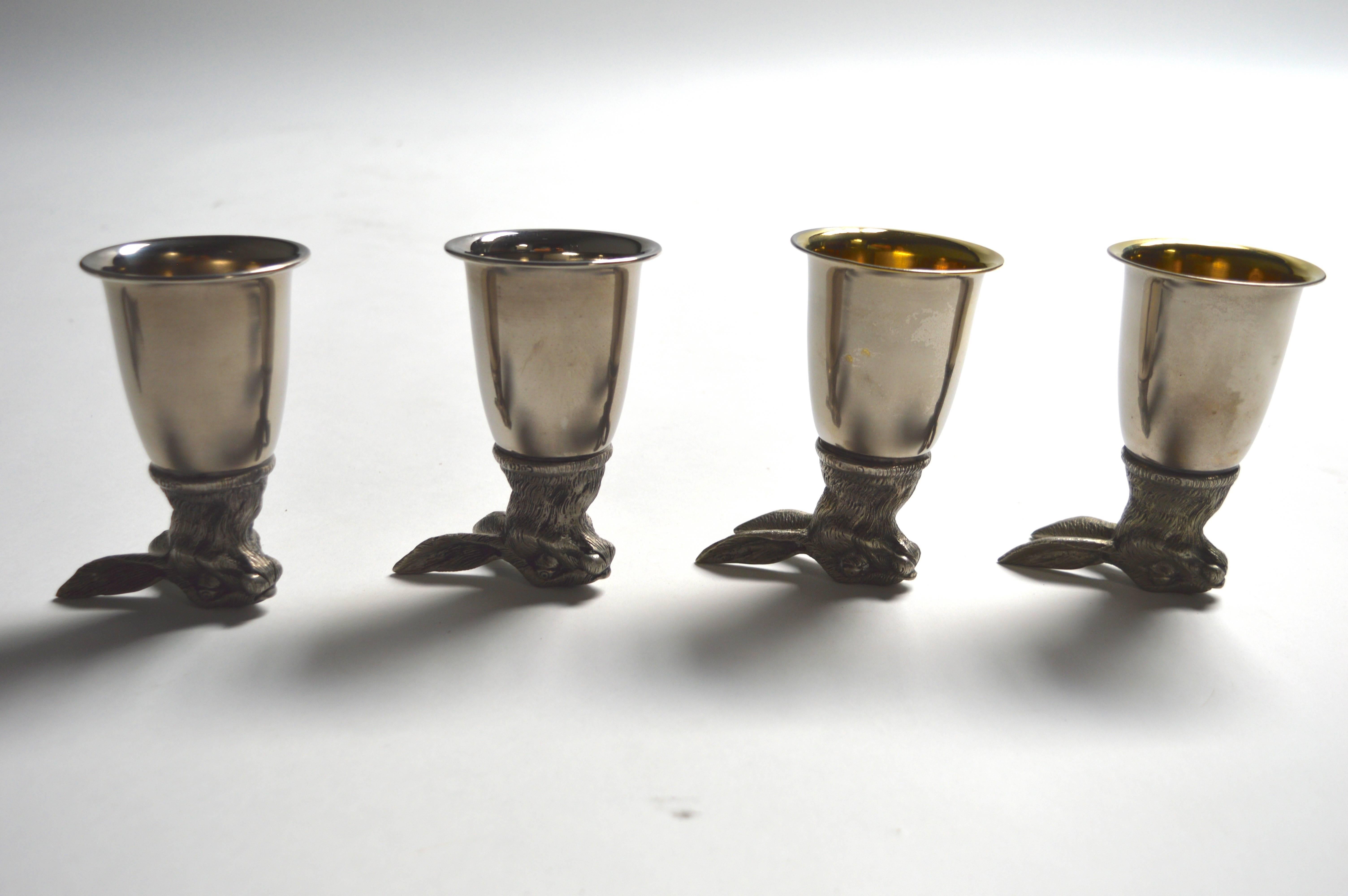 Italian Set of Eight Gucci Stirrup Cups