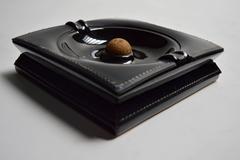 Large Leather Ashtray