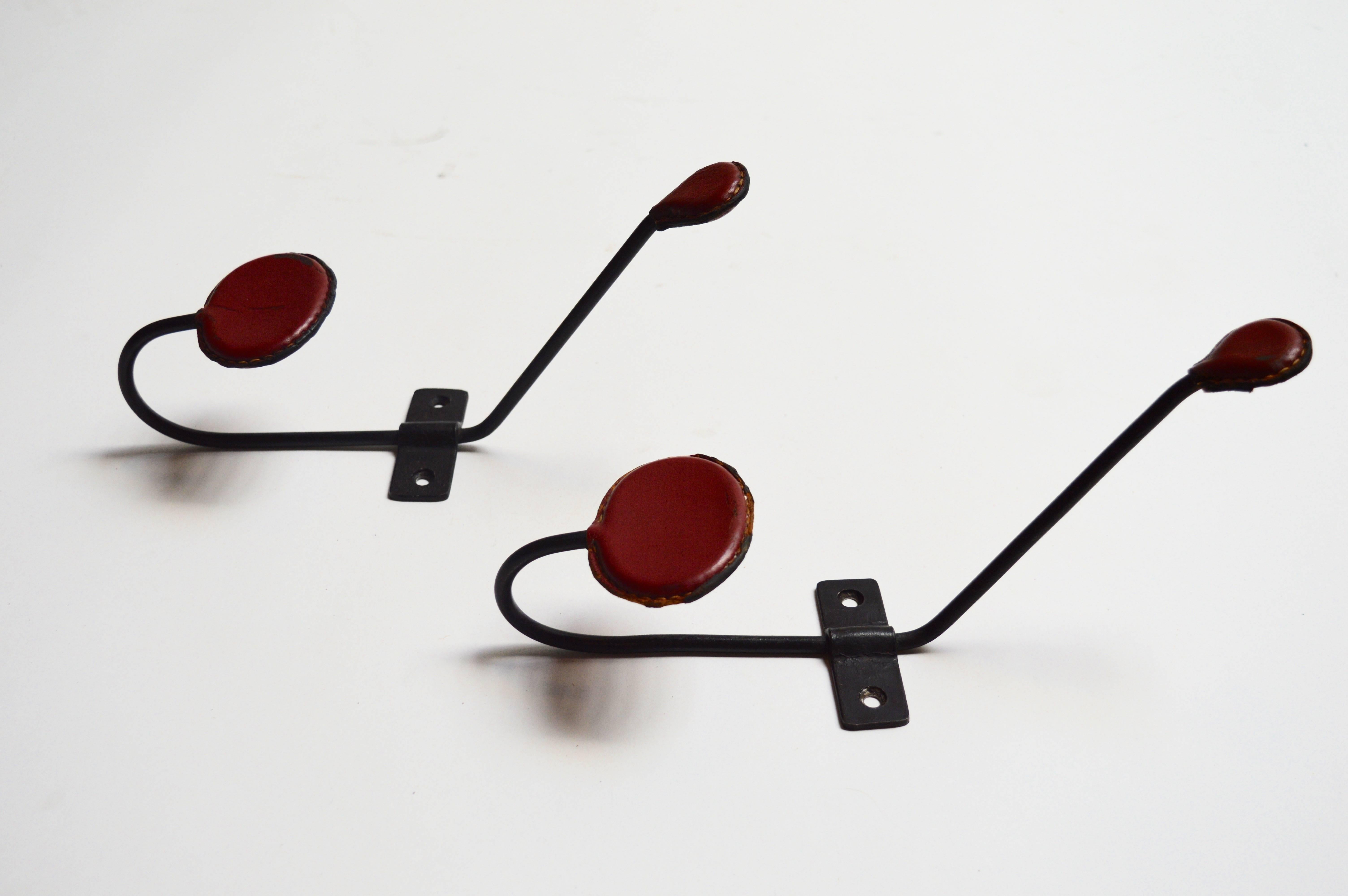 Adnet Style Coat Hooks In Excellent Condition In Los Angeles, CA